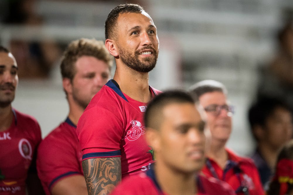 Quade Cooper is back for the Reds. Photo: RUGBY.com.au/Stuart Walmsley