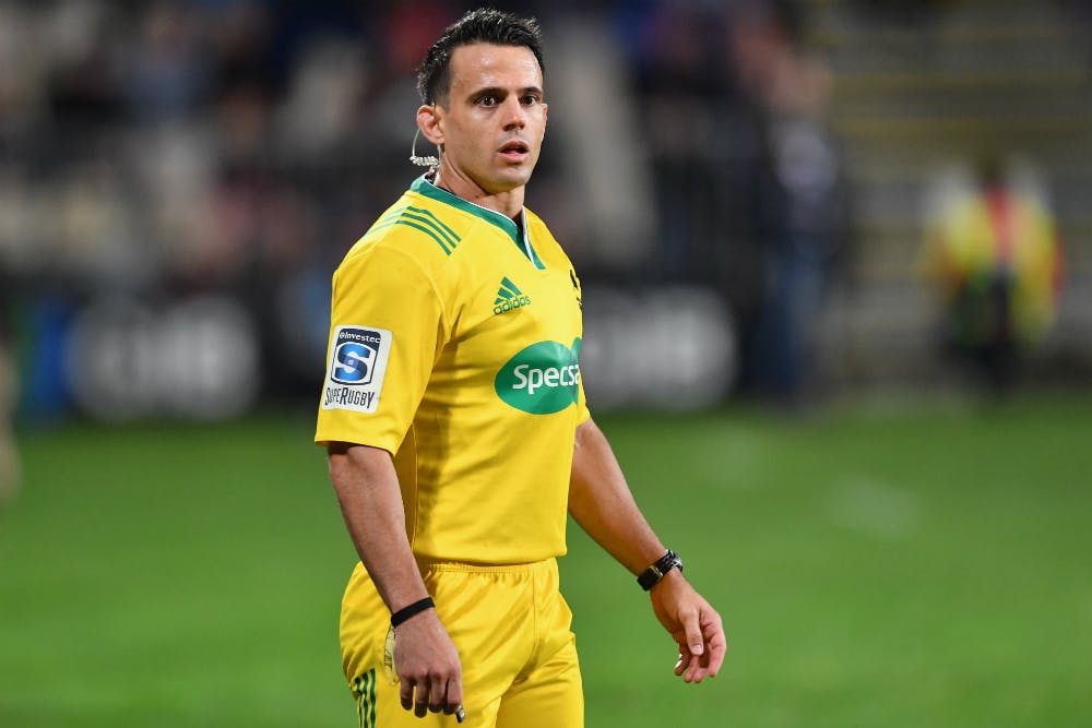 Nic Berry will referee the World U20s Championship final on Sunday. Photo: Getty Images