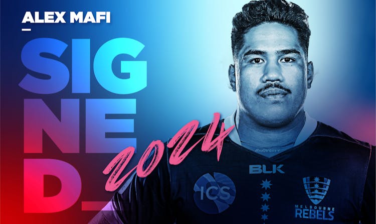 Mafi has committed to the Club on a multi-year deal, signing with the Rebels until the end of the 2024 season. 