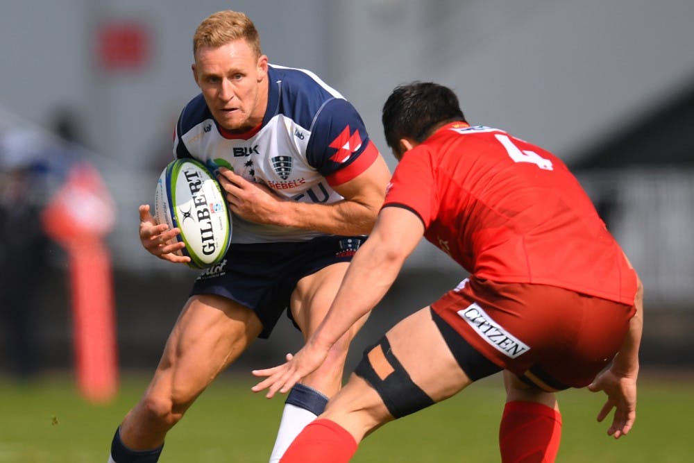 Reece Hodge has vowed to get more involved for the Rebels as they fight for their first Super Rugby win of the season. Photo: Getty Images