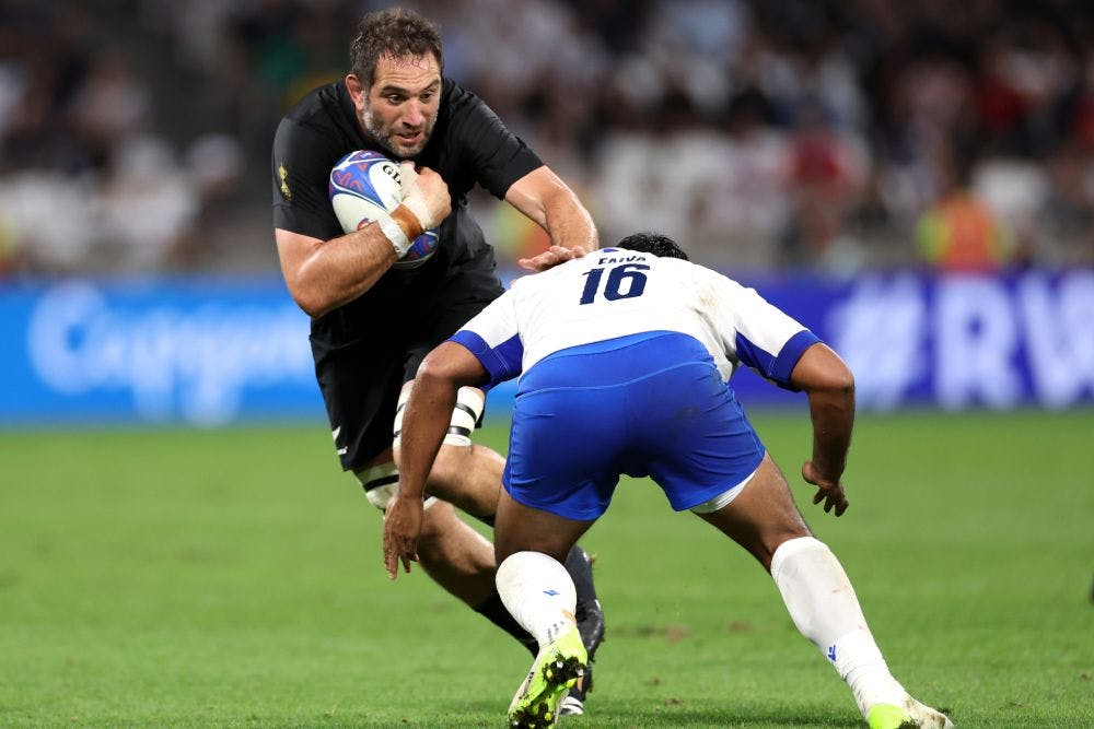 Sam Whitelock  will retire from the professional game at the end of the French club season in June. Photo: Getty Images