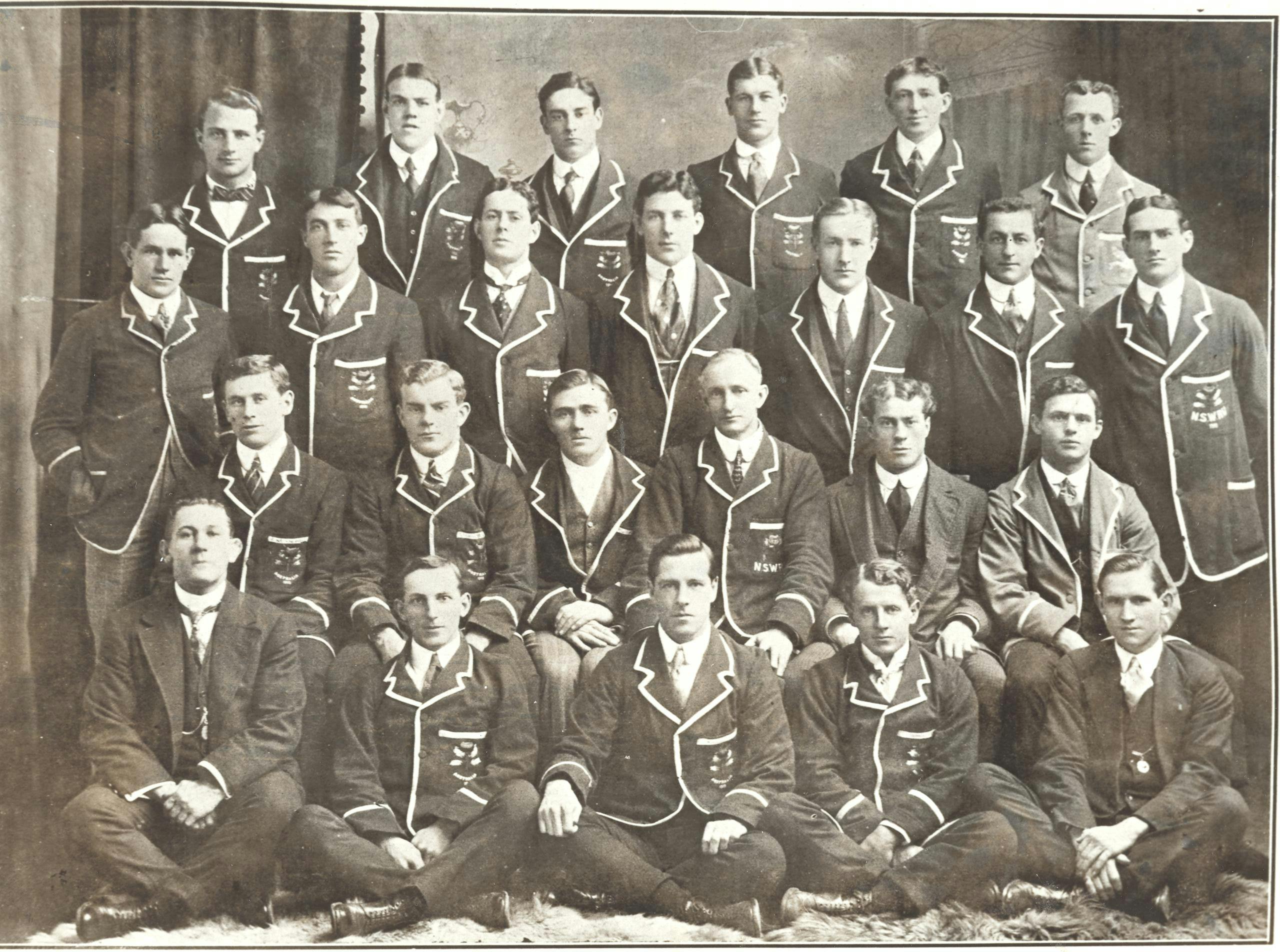 Australian team photograph v New Zealand