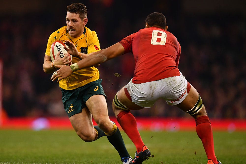 Bernard Foley and the Wallabies will face Wales once again in 2018. Photo: Getty Images