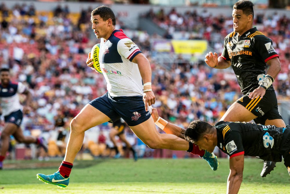 Izaia Perese is back in the Reds starting XV. Photo: RUGBY.com.au/Stuart Walmsley