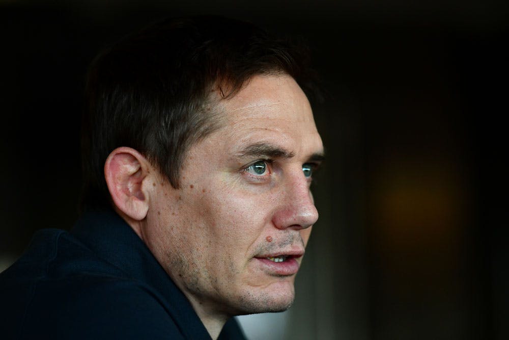 Stephen Larkham has dismissed the notion of the Brumbies merging. Photo: Getty Images