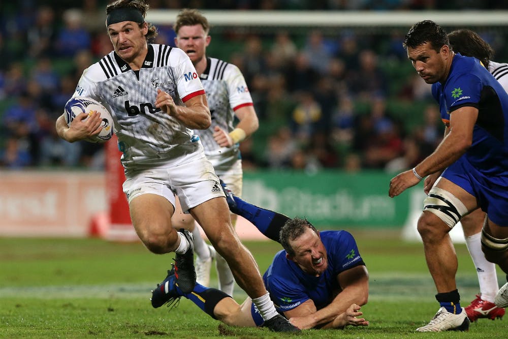 George Bridge and the Crusaders were far too good for the Force. Photo: Getty Images