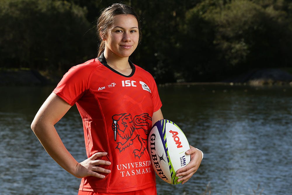 Shanice Parker will add some star power to the Uni of Tasmania sevens team. Photo: Getty Images