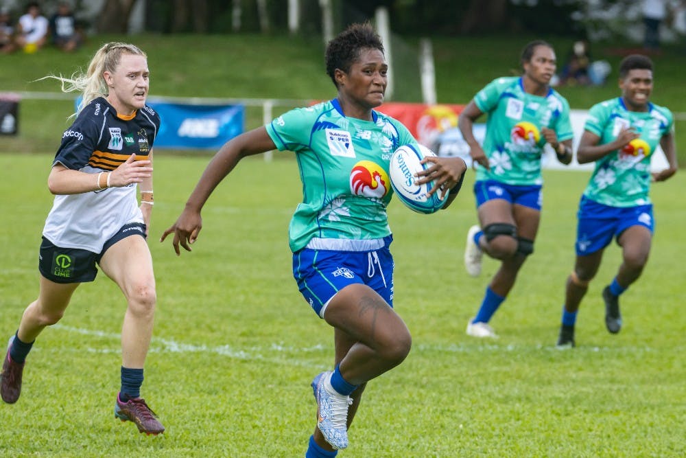 Fijiana Drua have celebrated their homecoming with a win over the Brumbies. Photo: Getty Images