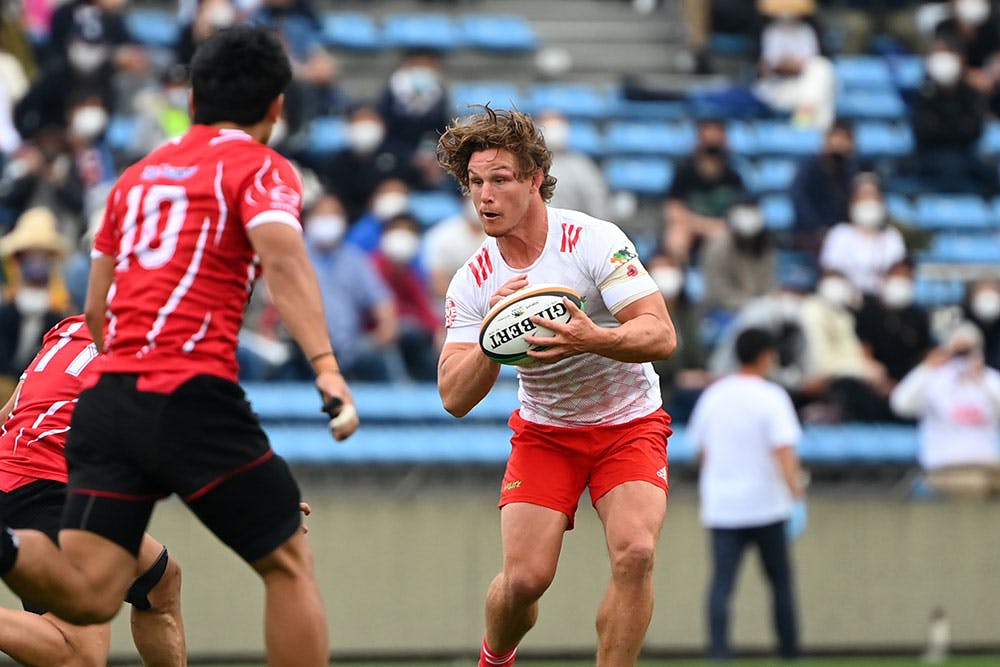 Michael Hooper during his time in Japan 