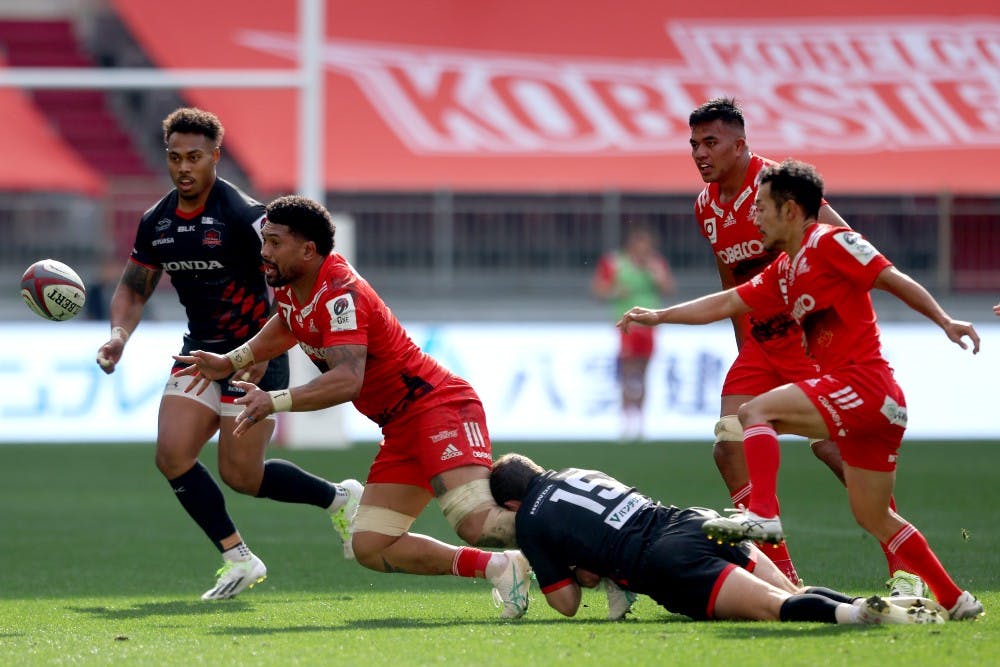 Ardie Savea was dominant with a four-try display in Japan. Photo: Getty Images
