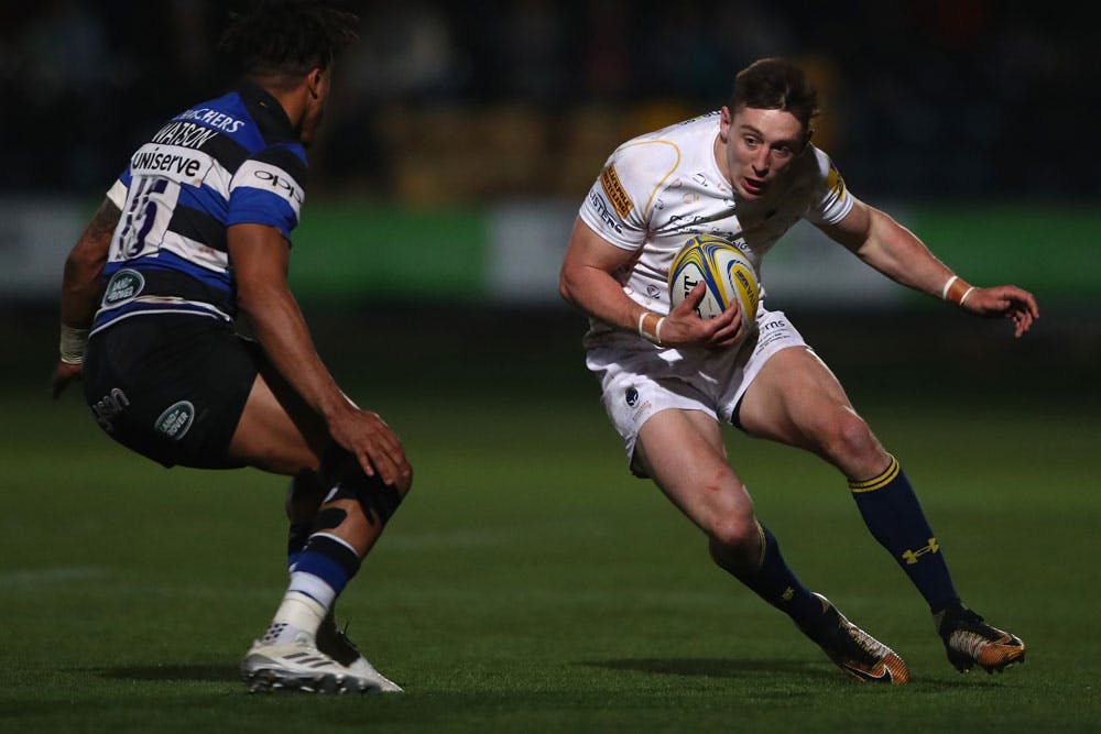 Josh Adams is one of two potential Wales debutants in the squad. Photo: Getty Images