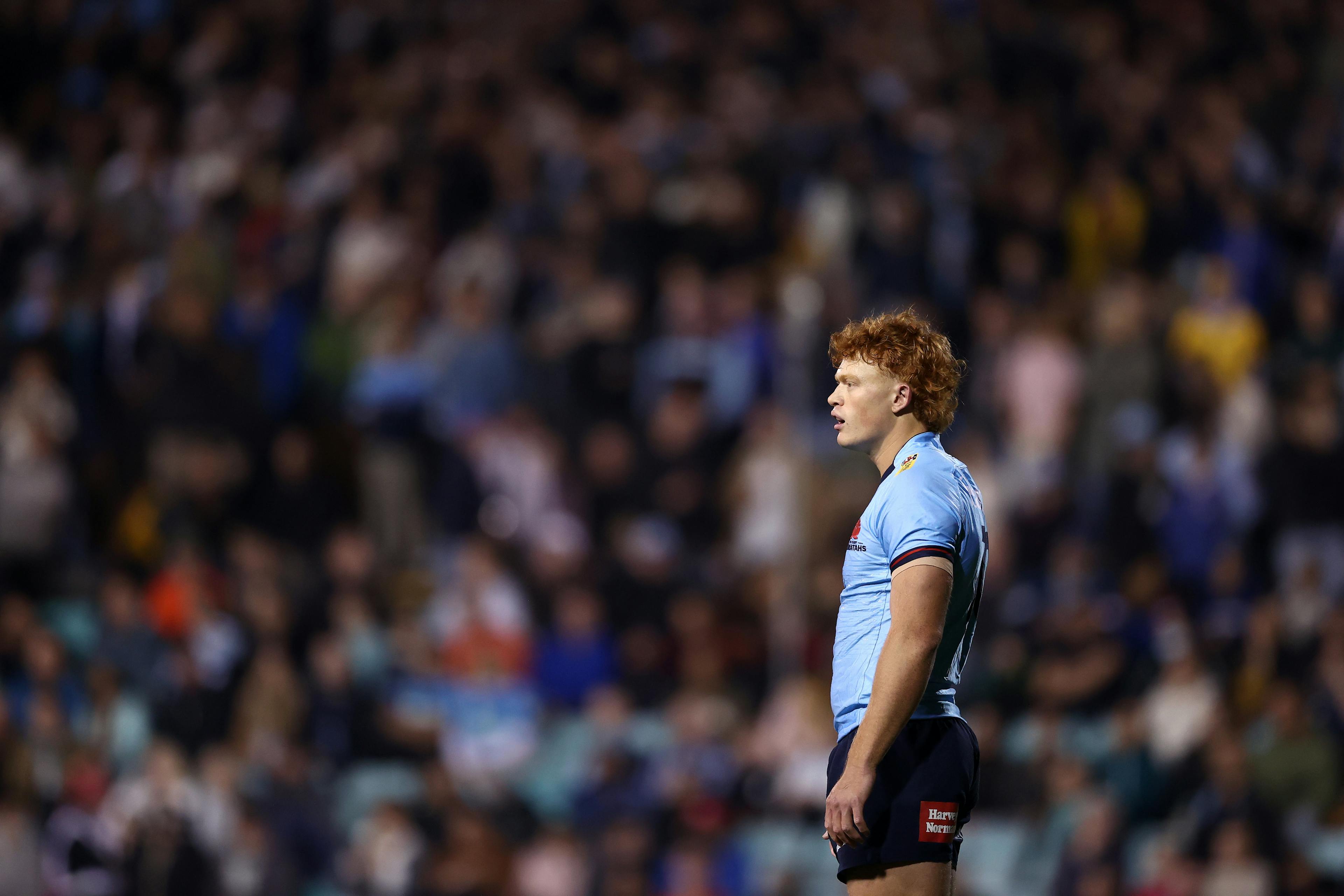 NSW Waratahs playmaker Tane Edmed is looking to make the flyhalf position his own as he reflects on a frustrating 2022. Photo: Getty Images