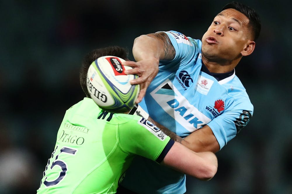 Israel Folau has been stood down from Waratahs duties. Photo: Getty Images