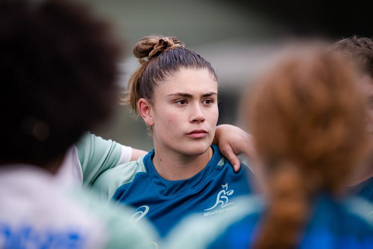 Piper Duck has overcome several injury setbacks to be fit for the Wallaroos. Photo: Brendan Hertel/RA Media