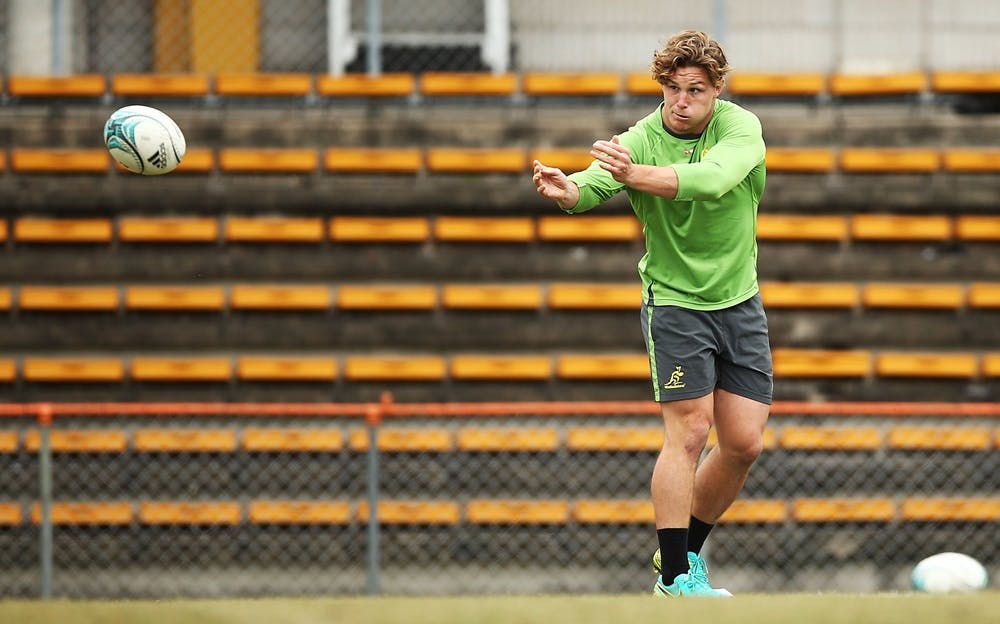 Wallabies like Michael Hooper get the chance to hone their skills on tour. Photo: Getty Images