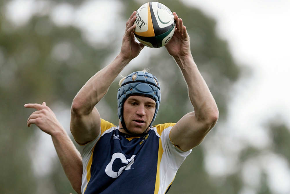 The Brumbies paid tribute to their fallen teammate on Saturday. Photo: Getty Images