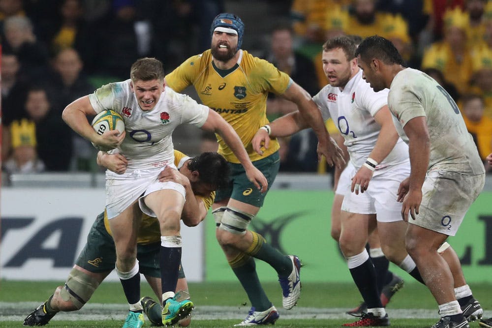 Michael Cheika is expecting England to run. Photo: Getty Images