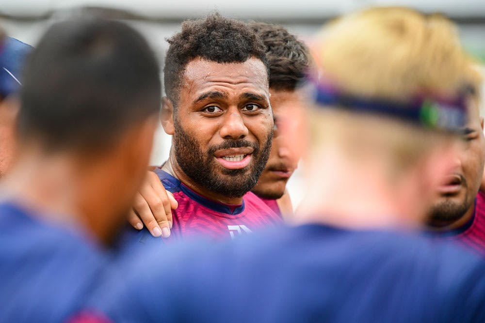 Samu Kerevi has labelled the Reds' clash against the Sharks as crucial to their season. Photo: RUGBY.com.au/Stuart Walmsley 