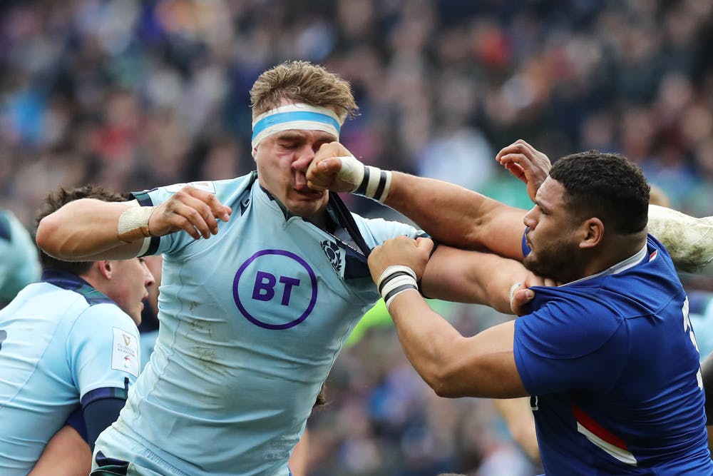 A punch to the face cost France the chance to continue their Grand Slam run. Photo: Getty Images