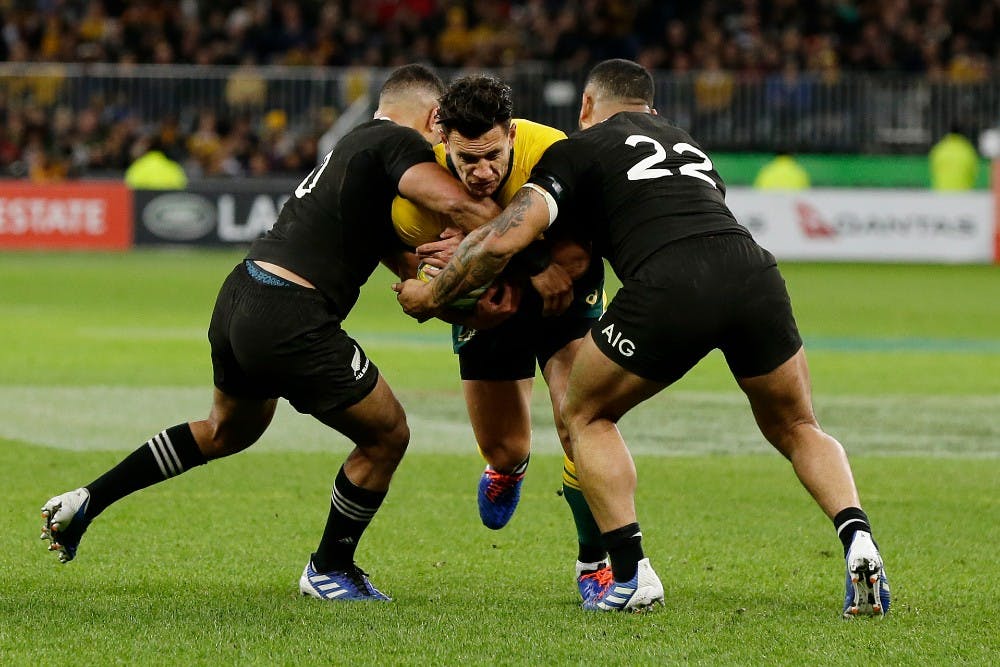 Matt To'omua believes a combination of youth and experience is required in Bledisloe I. Photo: Getty Images