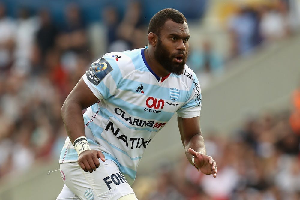 Leone Nakarawa was sacked by French club Racing 92 after he reported for pre-season training two weeks late. Photo: Getty Images