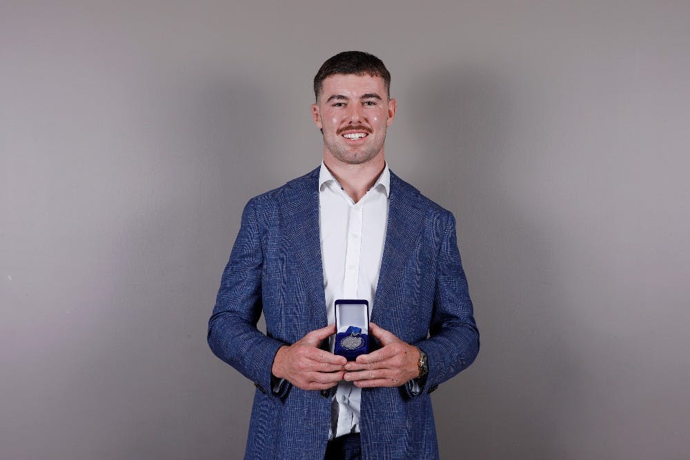 Manly lock Max Douglas has claimed the 2022 Ken Catchpole Medal. Photo: Karen Watson for Sydney Rugby Union