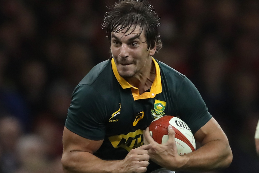 Eben Etzebeth will captain the Springboks in their Rugby Championship  opener. Photo: Getty Images