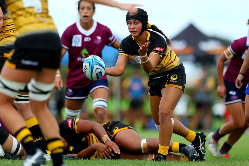 Ayisha Wigley will join Trilleen Pomare in the halves for the match against the Rebels. Photo: Getty Images