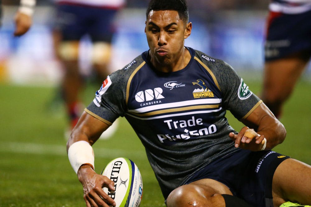 Nigel Ah Wong scored the final try for the Brumbies. Photo: Getty Images