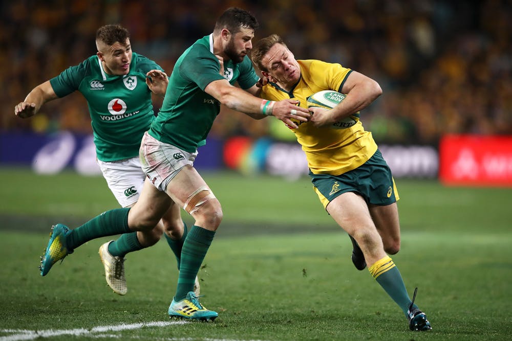 Dane Haylett-Petty in action against Ireland in 2018. Photo; Getty Images