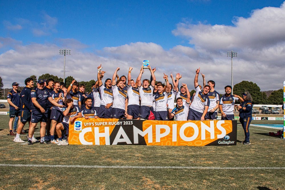 The Brumbies took out the U19s Super Rugby competition. Photo: Rugby Australia