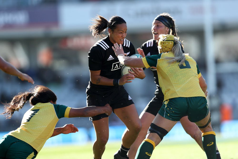 The Black Ferns beat the Wallaroos, 67-3, last Saturday. Photo: Getty Images