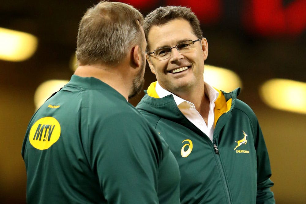 Rassie Erasmus will not coach the Springboks beyond the 2019 Rugby World Cup. Photo: Getty Images