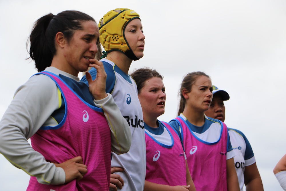 Wallaroos during training in Auckland. Photo: ARU Media