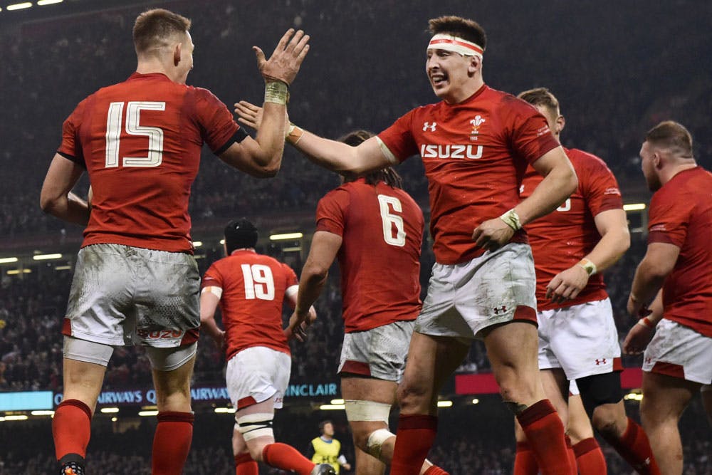 Wales winger Josh Adams has been suspended for a COVID Breach. Photo: Getty Images