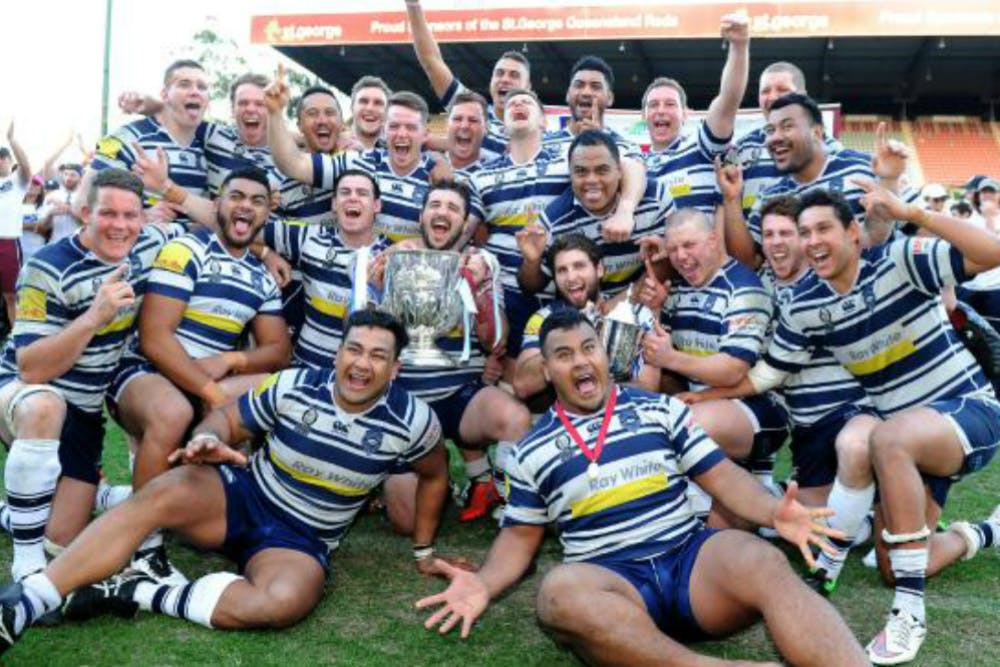 2016 BLK Queensland Premier Rugby winners Brothers Rugby Club. Photo: QRU Media.