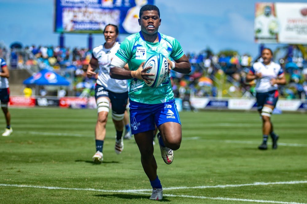The Fijiana Drua maintain their perfect start to Super W with a thumping win over the Rebels. Photo: Getty Images
