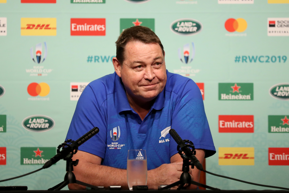 Steve Hansen is relaxed just five days out from his side's first Rugby World Cup match. Photo: Getty Images