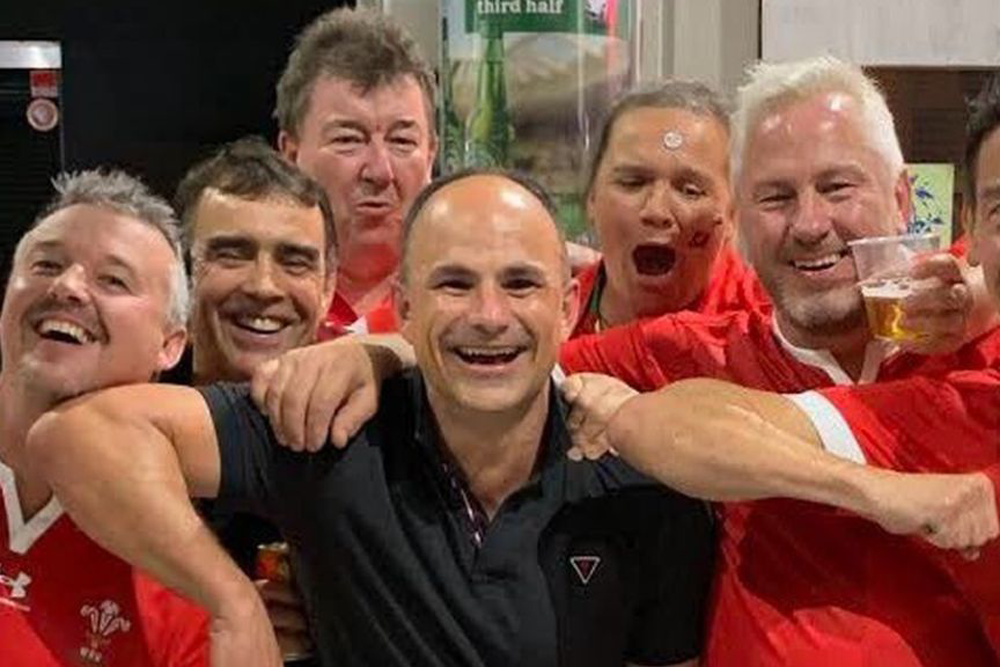 Jaco Peyper is being investigated over this photo he took with Welsh fans. Photo: Getty Images