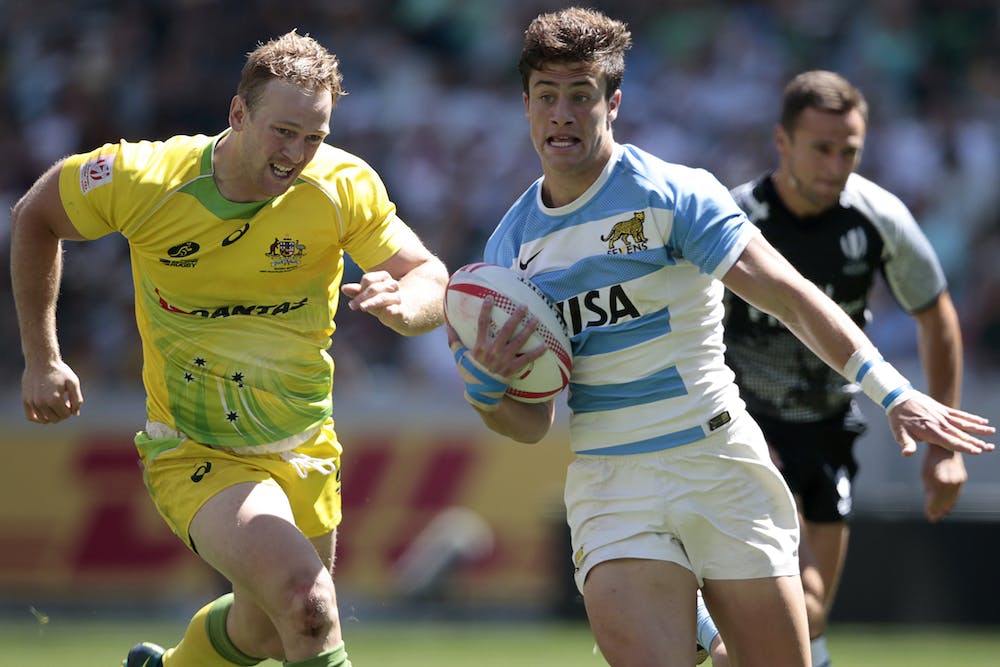 Argentina ended Australia's second day with 21-17 win. Photo: AFP