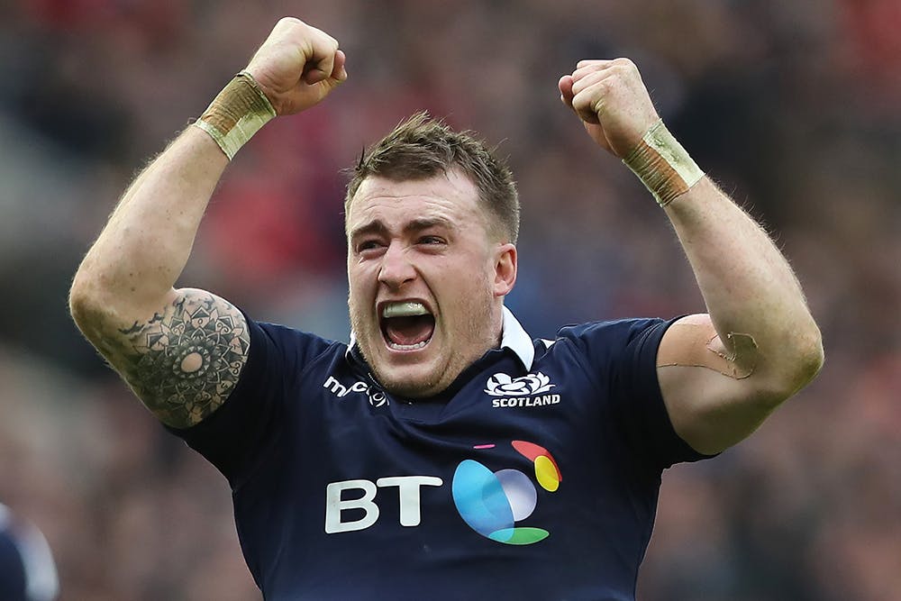 Stuart Hogg enjoyed Scotland's come from behind victory against Wales. Photo: Getty Images