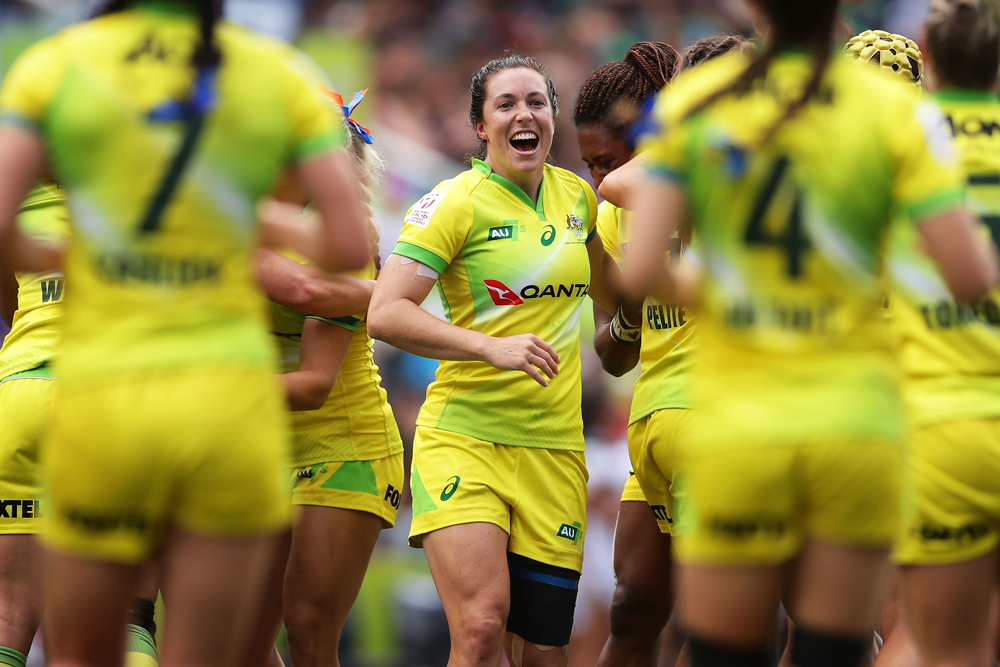 Emilee Cherry is on track for a Sydney 7s return. Photo: Getty Images