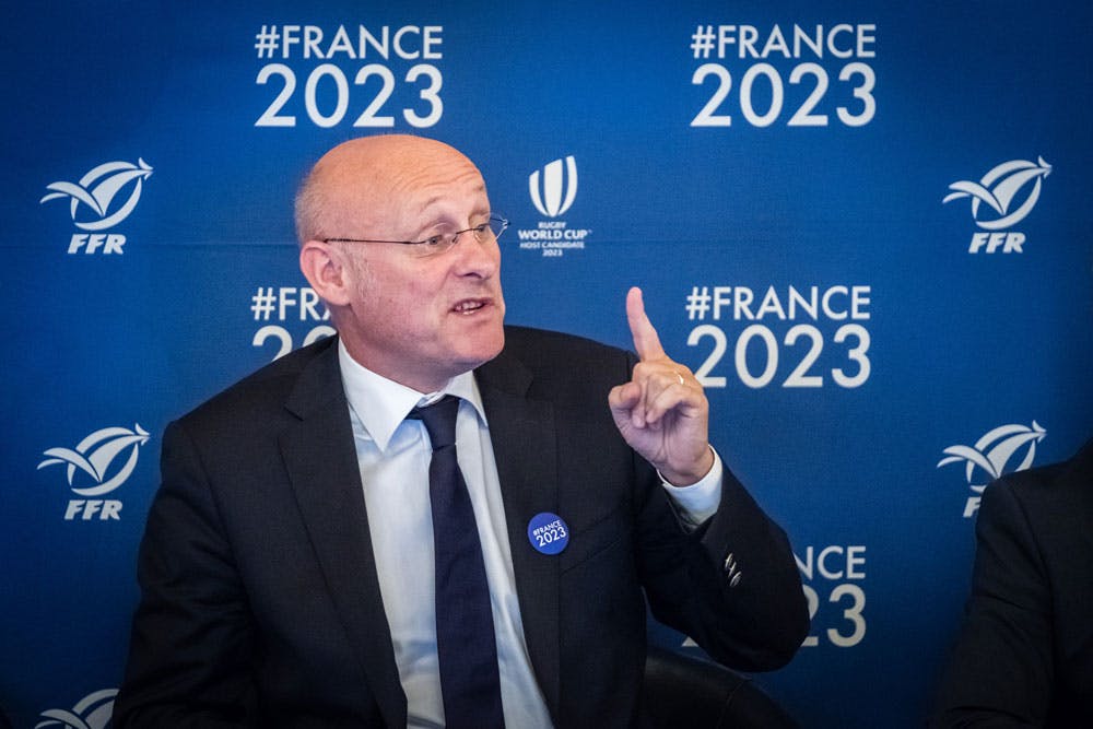 Bernard Laporte was frustrated after the 2023 Rugby World Cup bid process. Photo: AFP