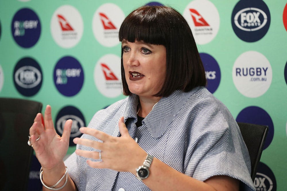 Raelene Castle threw her support behind Michael Cheika. Photo: Getty Images