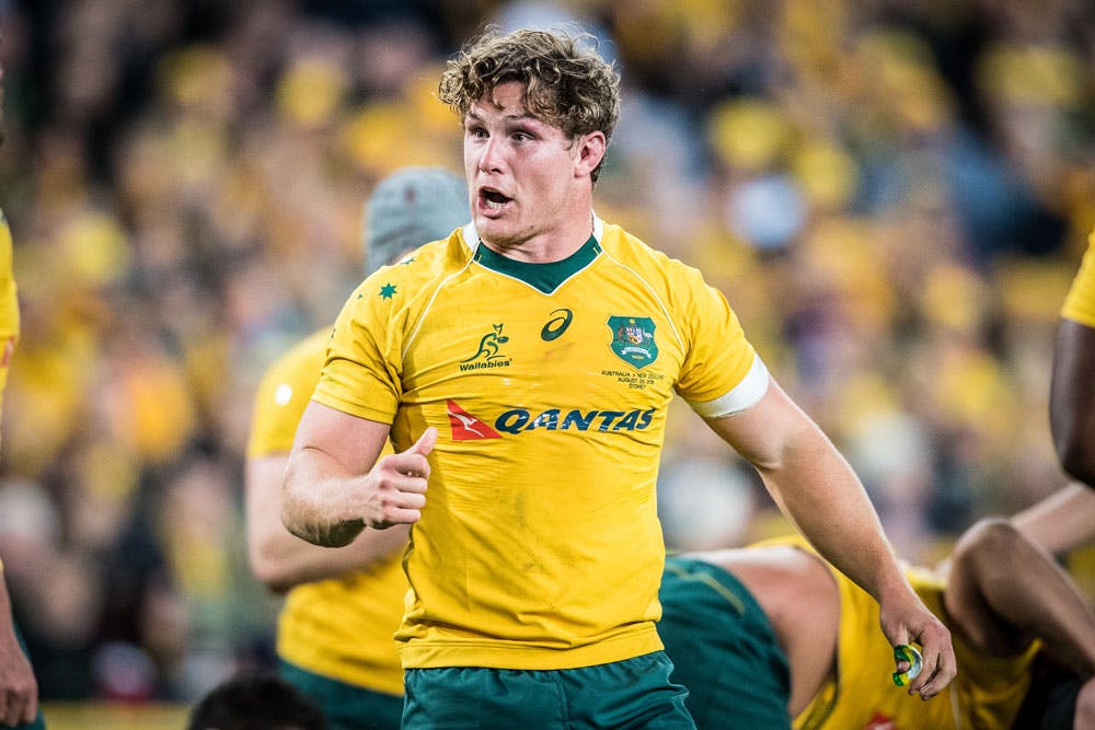 Michael Hooper has been reappointed as Wallabies captain under Dave Rennie. Photo: Getty Images