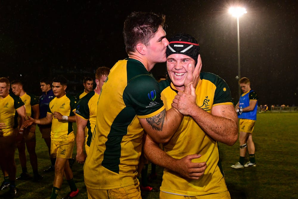 Carlo Tizzano is one of five players who is in the mix to return to the Junior Wallabies in 2020. Photo: RUGBY.com.au/Stuart Walmsley