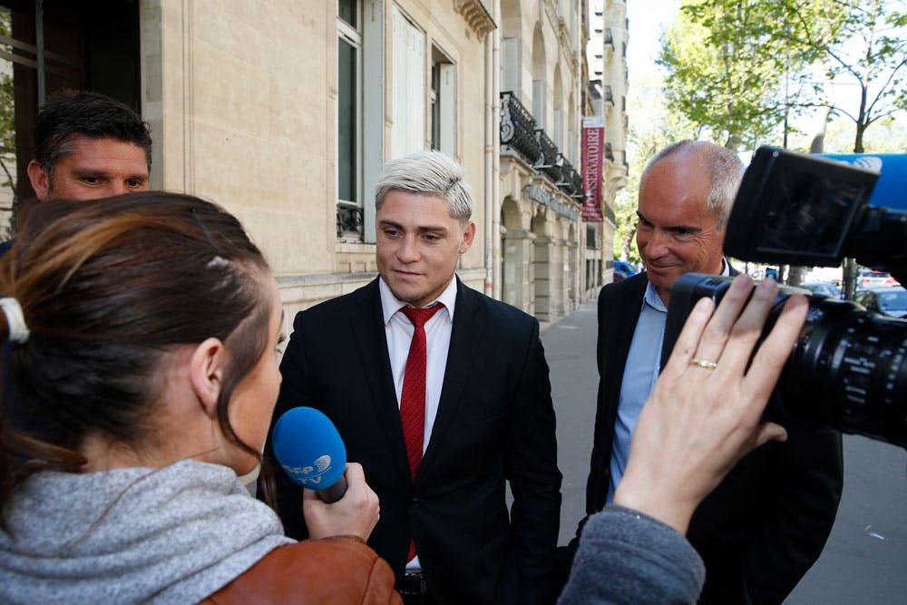 James O'Connor after appearing in front of the disciplinary commission last week. Photo: AFP