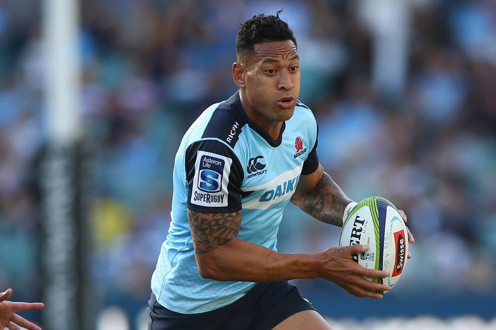 It was a though 27th birthday for Israel Folau.  Photo: Getty Images