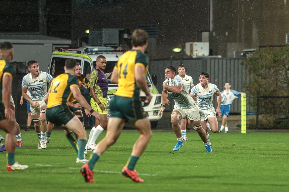 The Junior Wallabies have gone down to Argentina 24-21 on the Sunshine Coast. Photo: Oceania Rugby