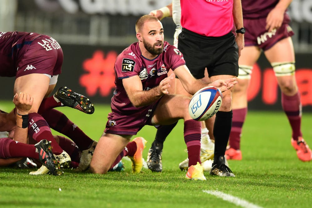 Nick Frisby and Bordeaux were too good for Agen at the weekend. Photo: AFP